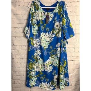 Women's Worthington Floral Pullover Shift Dress. SZ XL. NWT